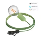 Creative Cables kültéri lámpa Snake EIVA Wi-Fi, hordozható kültéri lámpák, 5 m-es szövetkábelek, IP65 PSEPAVESX08-LSMART
