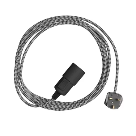 Creative Cables textil lámpakábel Snake Zig-Zag PSIGNPLI3RZ04