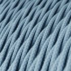 Creative Cables textil lámpakábel Snake Twisted – Dugaszolható lámpa színes, sodrott textil kábelrel PSITBPLI3TC53