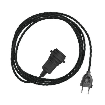 Creative Cables lámpatest Snake Twisted lámpaernyőhöz PSITNPFI3TC04