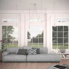 Creative Cables lámpakábel Többfunkciós függőlámpa 6 lámpával gyártott, szövetkábeles és színes kerámia bevonattal SPC016RM01-L