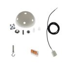 Creative Cables lámpakábel Többfunkciós függőlámpa 6 lámpával gyártott, szövetkábeles és színes kerámia bevonattal SPC036RM07