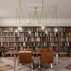 Creative Cables lámpakábel Többfunkciós függőlámpa 6 lámpával gyártott, szövetkábeles és színes kerámia bevonattal SPC116RM18-L