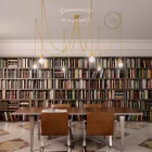 Creative Cables lámpakábel Többfunkciós függőlámpa 6 lámpával gyártott, szövetkábeles és színes kerámia bevonattal SPC126RM10