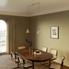 Creative Cables függeszték 2-lámpás függesztett lámpa fa kúpos lámpaernyőkkel SPL201OTSRN06DCGLPAL02