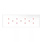 Creative Cables függeszték 11 lámpás függesztett lámpa 675 mm-es téglalap alakú XXL Rose-One-nal, SPM11REVBO103KPAM24VBSVBORM01