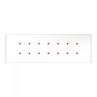 Creative Cables függeszték 14 lámpás függesztett lámpa 675 mm-es téglalap alakú XXL Rose-One-nal, SPM14REVBO102TISSERM1RM03