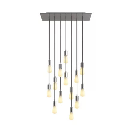 Creative Cables függeszték 14 lámpás függesztett lámpa 675 mm-es téglalap alakú XXL Rose-One-nal, SPM14REVBO109CRSERM1RM03