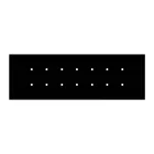 Creative Cables függeszték 14 lámpás függesztett lámpa 675 mm-es téglalap alakú XXL Rose-One-nal, SPM14REVN103OTSSERM1RM04