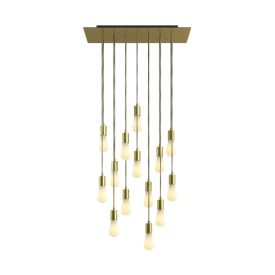   Creative Cables függeszték 14 lámpás függesztett lámpa 675 mm-es téglalap alakú XXL Rose-One-nal, SPM14REVN107GOSERM1ERM65