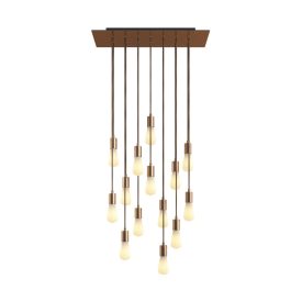   Creative Cables függeszték 14 lámpás függesztett lámpa 675 mm-es téglalap alakú XXL Rose-One-nal, SPM14REVN108RASERM1ERM66-L