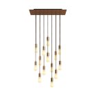 Creative Cables függeszték 14 lámpás függesztett lámpa 675 mm-es téglalap alakú XXL Rose-One-nal, SPM14REVN108RASERM1ERM66