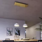 Creative Cables függeszték 2-lámpás függesztett lámpa 675 mm-es téglalap alakú XXL Rose-One-nal, szövetkábellel SPM2REVN107EKBIANRD63