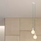 Creative Cables függeszték 2-lámpás többfunkciós függesztett lámpa szövetkábelekkel és fém felületekkel SPM2VBORM11-L