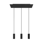 Creative Cables lámpatest 3 lámpás függőlámpa 675 mm-es téglalap alakú XXL Rose-One-nal, szövetkábellel SPM3REVN103KSPOTME14VNRM04-L