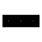 Creative Cables lámpatest 3 lámpás függőlámpa 675 mm-es téglalap alakú XXL Rose-One-nal, szövetkábellel SPM3REVN103KSPOTME14VNRM04-L