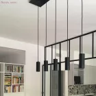 Creative Cables lámpatest 3 lámpás függőlámpa 675 mm-es téglalap alakú XXL Rose-One-nal, szövetkábellel SPM3REVN103KSPOTME14VNRM04