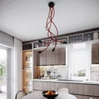 Creative Cables mennyezeti lámpa Mennyezeti mini SPOTLIGHT lámpa GU1d0 Flex 90 SPM4FLGUVN90VNRM09-L