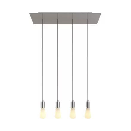 Creative Cables függeszték 4 lámpás függesztett lámpa 675 mm-es téglalap alakú XXL Rose-One-nal, SPM4REVBO109CRSERM1RM03-L