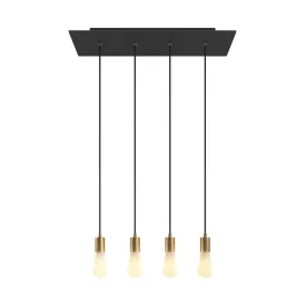   Creative Cables függeszték 4 lámpás függesztett lámpa 675 mm-es téglalap alakú XXL Rose-One-nal, SPM4REVN103OTSSERM1RM04-L