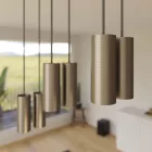 Creative Cables lámpatest 675 mm-es téglalap alakú XXL Rose-One 6 lámpás függőlámpa, szövetkábellel SPM6REVBO109KSPOTME14TISRM03