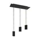 Creative Cables lámpatest 675 mm-es téglalap alakú XXL Rose-One 6 lámpás függőlámpa, szövetkábellel SPM6REVN103KSPOTME14OTSERM65