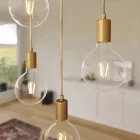 Creative Cables függeszték 7 lámpás függesztett lámpa 675 mm-es téglalap alakú XXL Rose-One-nal, SPM7REVN103OTSSERM1ERM65