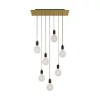 Creative Cables függeszték 7 lámpás függesztett lámpa 675 mm-es téglalap alakú XXL Rose-One-nal, SPM7REVN107VNSERM1ERM65-L