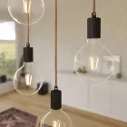 Creative Cables függeszték 7 lámpás függesztett lámpa 675 mm-es téglalap alakú XXL Rose-One-nal, SPM7REVN108VNSERM1ERM66-L