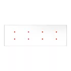 Creative Cables függeszték 8 lámpás függesztett lámpa 675 mm-es téglalap alakú XXL Rose-One-nal, SPM8REVBO102E14TISRM03-L