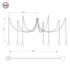 Creative Cables függeszték Spider SPMDCS01VN7RN03TERP