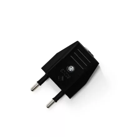 Creative Cables design lámpa Kreatív dugó 2 pólusú Europlug 10A sPSEUN fekete