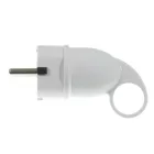 Creative-Cables Schuko comfort 16A 250V White plug with ring ST16A1BI dugók fehér műanyag