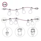 Creative Cables design lámpa Akasztó Lumet String Lights lámpákhoz TERGCATN