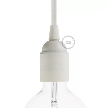 Creative Cables design lámpa Sima oldalas hőre lágyuló műanyag izzócsatlakozó készlet – E26