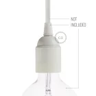 Creative Cables design lámpa Sima oldalas hőre lágyuló műanyag izzóaljzat