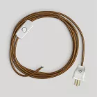Creative Cables lámpakábel Lámpa kábelkészlet polírozott és csillogó rézkábellel, 6 láb