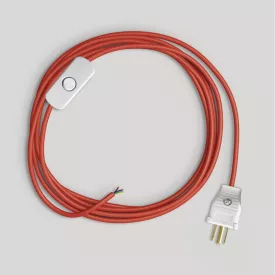   Creative Cables lámpakábel Kábelkészlet lámpához, élénkpiros kábellel, 6 láb