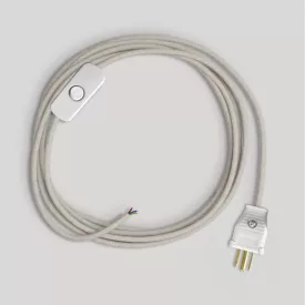   Creative Cables lámpakábel Kábelkészlet fehér kábeles lámpához, 6 láb