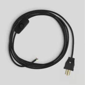   Creative Cables lámpakábel Kábelkészlet lámpához, fekete kábellel, 6 láb