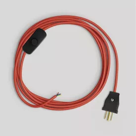   Creative Cables lámpakábel Kábelkészlet lámpához, élénkpiros kábellel, 6 láb