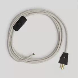   Creative Cables lámpakábel Kábelkészlet fehér kábeles lámpához, 6 láb