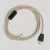Creative Cables textil lámpakábel Lámpa kábelszett semleges juta kábellel, 6 láb