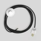 Creative Cables lámpakábel Kábelkészlet lámpához, fekete kábellel, 3 méter