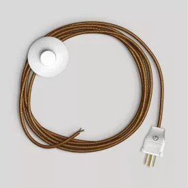   Creative Cables lámpakábel Kábelkészlet lámpához, csiszolt és csillogó rézkábellel, 10 láb