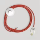 Creative Cables lámpakábel Kábelkészlet lámpához, élénkpiros kábellel, 10 láb