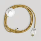 Creative Cables lámpakábel Lámpa kábelszett világos mustárszínű kábellel, 10 láb