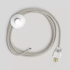   Creative Cables lámpakábel Lámpa kábelszett fehér kábellel, 10 ft