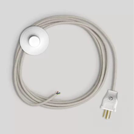 Creative Cables lámpakábel Lámpa kábelszett fehér kábellel, 10 ft