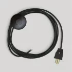 Creative Cables lámpakábel Kábelkészlet lámpához, fekete kábellel, 3 méter